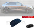 Load image into Gallery viewer, Gloss black rear roof spoiler for Audi RSQ8 2018+ with Enkahnz branding.