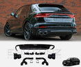 Load image into Gallery viewer, Black Audi SQ8 with car parts and Enkahnz branding on a brick wall background