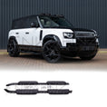 Load image into Gallery viewer, White Land Rover Defender with EnKahnz Side step and the product at the bottom