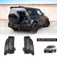 Load image into Gallery viewer, Defender rear side showcasing black smoked edition rear lights back side