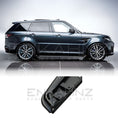 Load image into Gallery viewer, Range Rover Sport SVR L494 full side profile, plus rear‑angle close‑up of the side step highlighting tread pattern and end cap.
