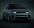 Load image into Gallery viewer, Green Range Rover Sport L461 2023+ SV Style on a dark background.