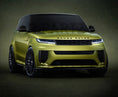 Load image into Gallery viewer, Light Green Range Rover Sport SV Style 2023+ L461 on a dark background.
