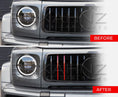 Load image into Gallery viewer, RED TRIM B STYLE CARBON FIBRE FOR MERCEDES G WAGON (2018+) W464