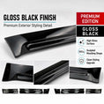 Load image into Gallery viewer, GLOSS BLACK 6-PIECE LOWER DOOR MOULDINGS FITS DEFENDER L663 110 / 130 2020+