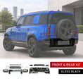 Load image into Gallery viewer, GLOSS BLACK FRONT & REAR BLACK PACK KIT FITS DEFENDER 90/110 L663 2020+