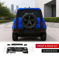 Load image into Gallery viewer, GLOSS BLACK FRONT, SIDE & REAR BLACK PACK KIT FITS DEFENDER 110 L663 2020+