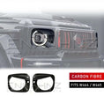 Load image into Gallery viewer, TC STYLE CARBON FIBRE HEADLIGHT EYEBROWS FITS MERCEDES G-WAGON W464/W465 2018+