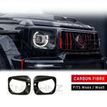 Load image into Gallery viewer, TC STYLE CARBON FIBRE HEADLIGHT EYEBROWS FITS MERCEDES G-WAGON W464/W465 2018+