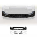 Load image into Gallery viewer, LM STYLE GLOSS BLACK FRONT LIP WITH DRLS FITS DEFENDER 90/110 L663 2020+