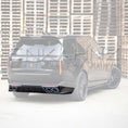 Load image into Gallery viewer, MSY STYLE GLOSS BLACK REAR DIFFUSER WITH CHROME TIPS FOR RANGE ROVER L460 2022+