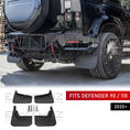 Load image into Gallery viewer, OE STYLE WIDE MUD FLAP SET FITS DEFENDER 90/110 L663 2020+