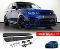 Load image into Gallery viewer, HIGH QUALITY SIDE STEPS RUNNING BOARDS BLACK (2018-2022) FOR RANGE ROVER SVR L494