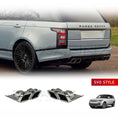 Load image into Gallery viewer, SVO STYLE CHROME EXHAUST TIPS FOR RANGE ROVER VOGUE L405 2013-2017