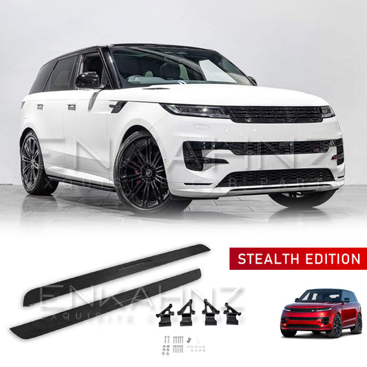 SIDE STEPS  STEALTH BLACK EDITION 2023+ FOR RANGE ROVER SPORT L461