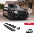 Load image into Gallery viewer, SIDE STEPS BLACK EDITION FOR RANGE ROVER VOGUE SVO STYLE L405 | 2013-2017
