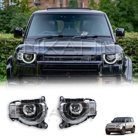 OEM STYLE PLUG & PLAY LED MATRIX HEADLIGHTS FOR ROVER DEFENDER 90 & 110 2020+