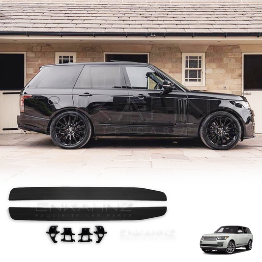 SIDE STEPS BLACK EDITION FOR RANGE ROVER VOGUE SVO STYLE L405 | 2013-2017