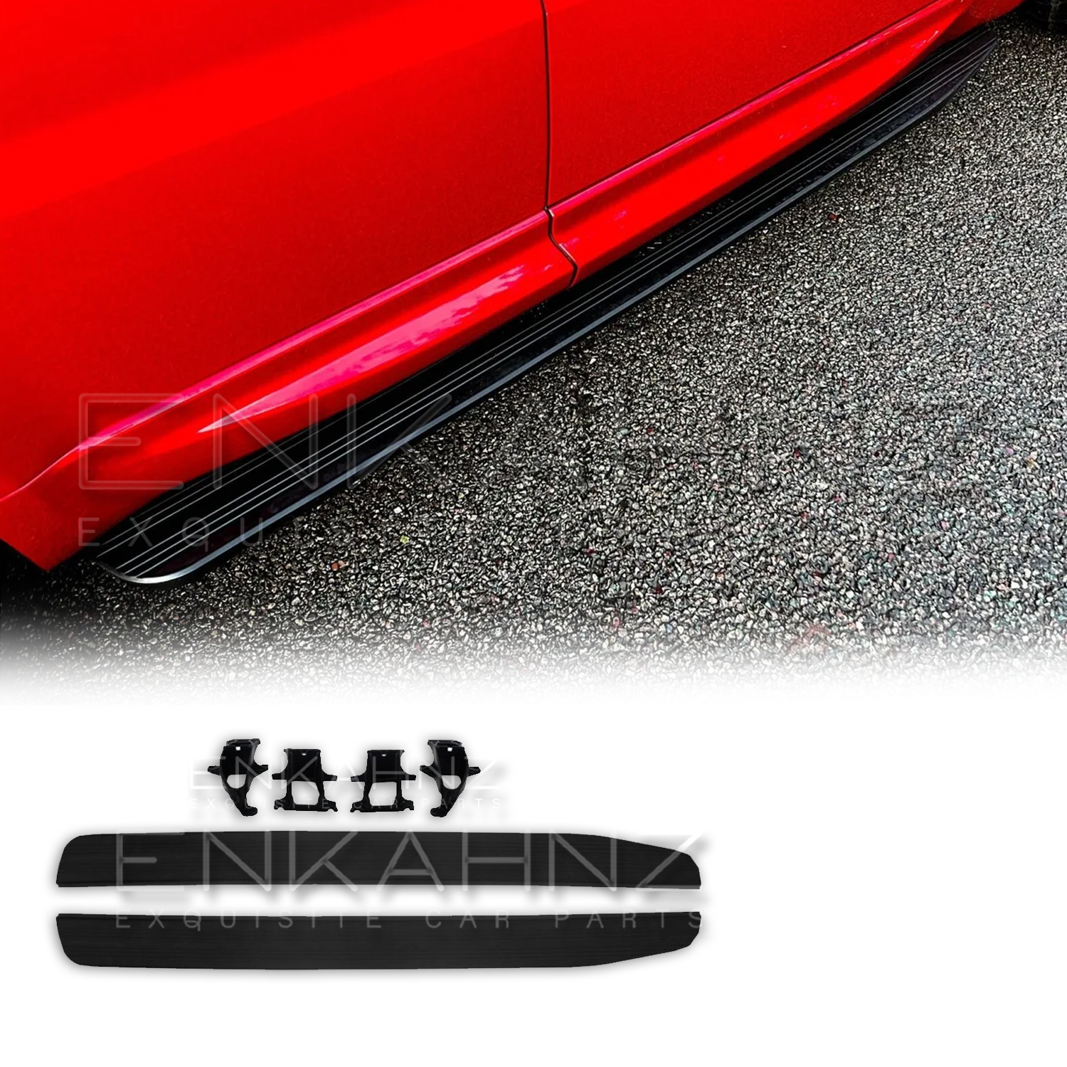SIDE STEPS RUNNING BOARDS BLACK EDITION FOR RANGE ROVER SPORT L494 2018-2022