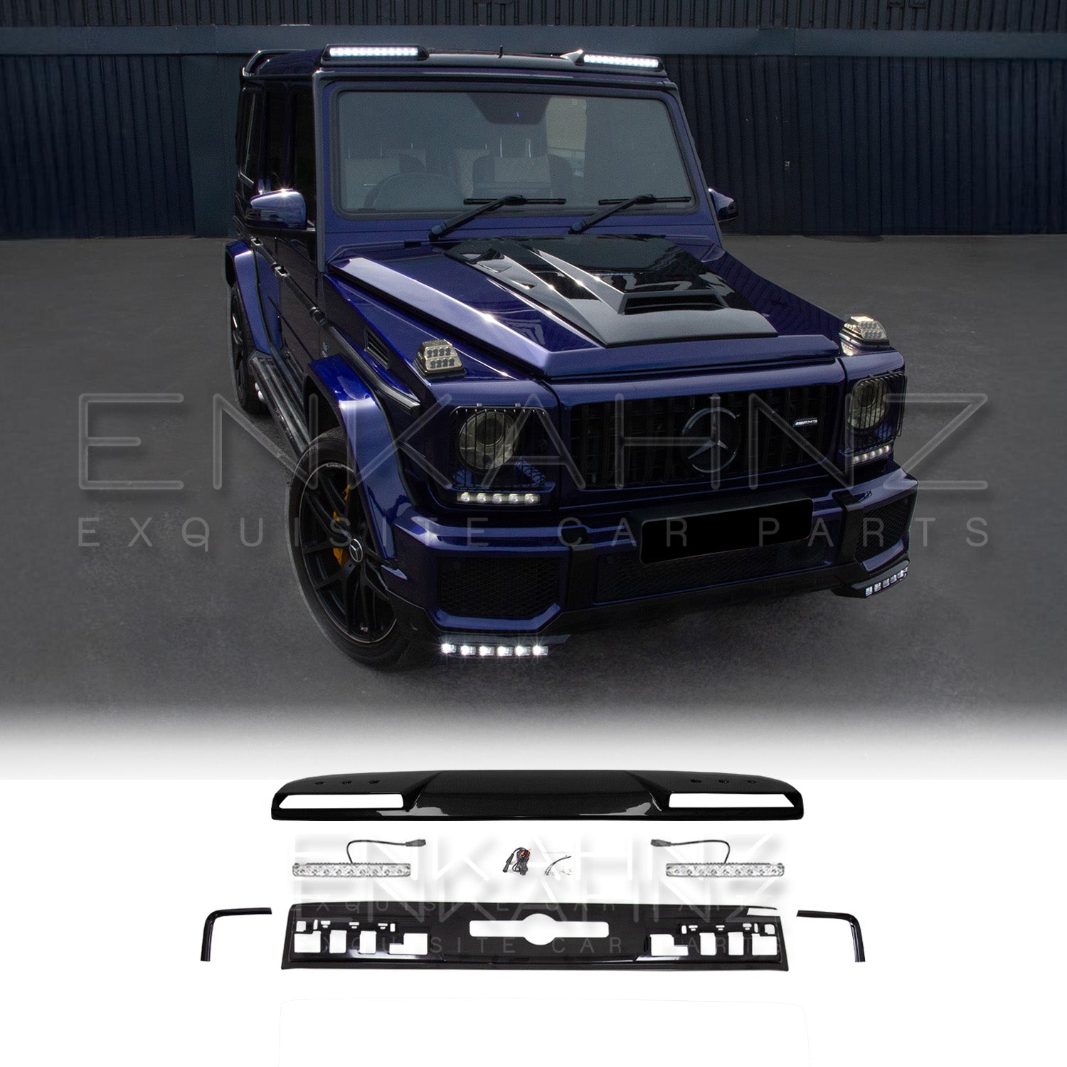 FRONT ROOF/ LIGHT BAR B STYLE FOR MERCEDES G WAGON 1990-2017 W463 W464 G65