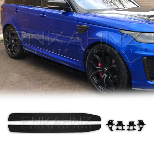 SIDE STEPS RUNNING BOARDS BLACK (2018-2022) FOR RANGE ROVER SVR L494