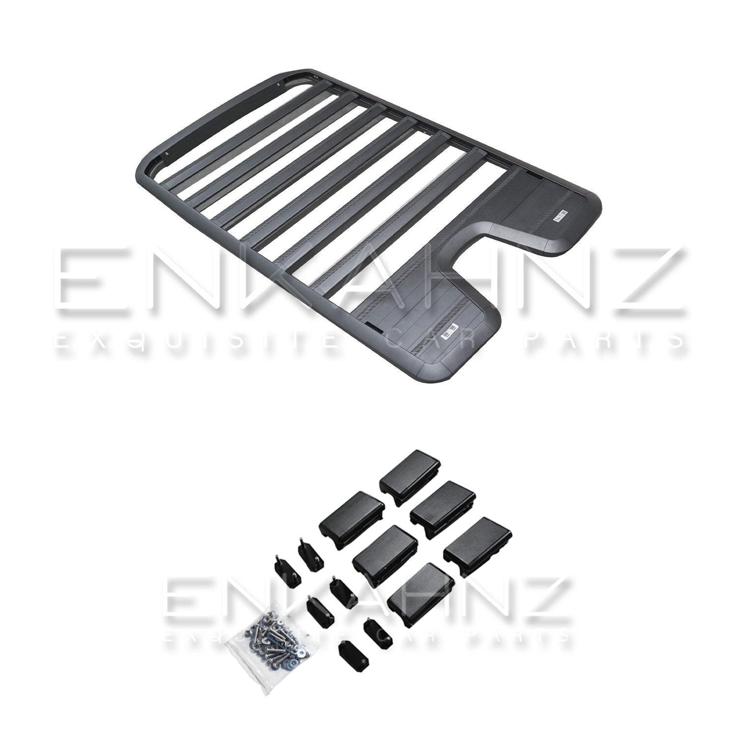 STEALTH BLACK ROOF RACK FOR LAND ROVER DEFENDER STYLE 90 2020+