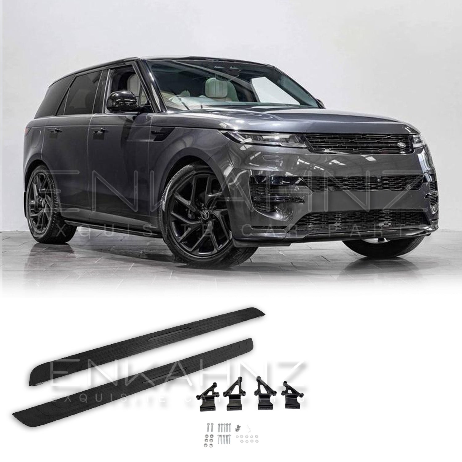 SIDE STEPS  STEALTH BLACK EDITION 2023+ FOR RANGE ROVER SPORT L461