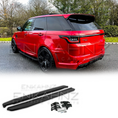 Load image into Gallery viewer, SIDE STEPS RUNNING BOARDS BLACK EDITION FOR RANGE ROVER SPORT L494 2018-2022
