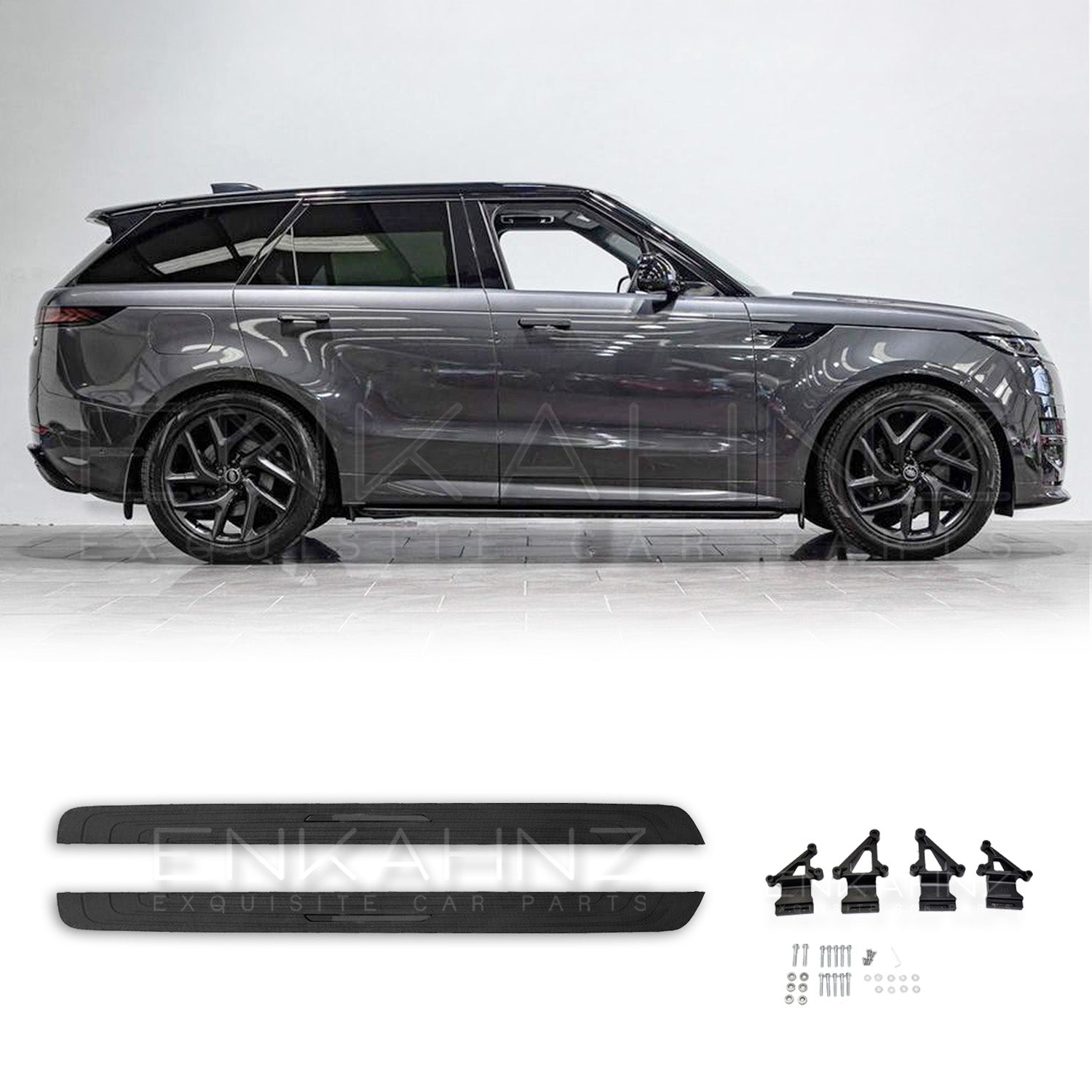 SIDE STEPS  STEALTH BLACK EDITION 2023+ FOR RANGE ROVER SPORT L461