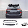 Load image into Gallery viewer, BMW car with a black rear spoiler and rear diffuser on a gray background, featuring the brand 'ENKAHNZ'.
