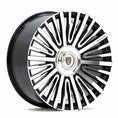 Load image into Gallery viewer, Angle shot of Barugzai Casanova 22" finished in Gloss Black Polished Face, on a white background 
