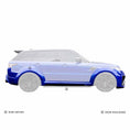 Load image into Gallery viewer, Side angle image of Range Rover SVR with wide arches and door mouldings of the Barugzai Cabaro bodykit highlighted, and the rest of the vehicle shown in grey.
