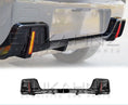 Load image into Gallery viewer, Car bumper with LED diffuser on a white background, branded with Enkahnz.
