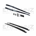 Load image into Gallery viewer, Isolated product shot of black roof rails designed to fit Defender 90 models.
