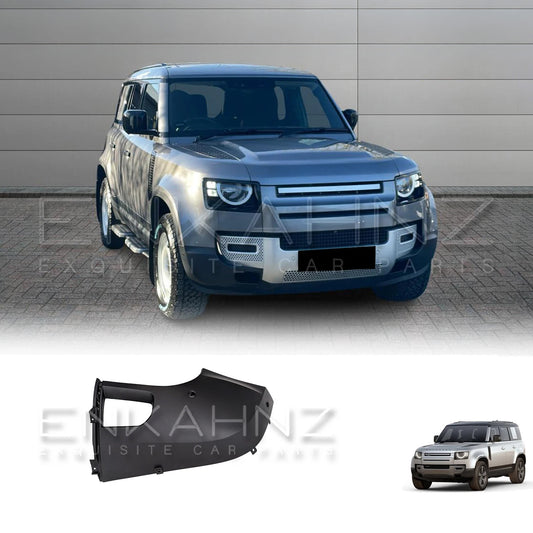Blue SUV with a car bumper cover on a white background, featuring Enkahnz branding.