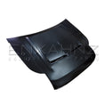 Load image into Gallery viewer, Gloss Black Defender Bonnet on a white background with 'EnKahnz' branding.
