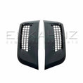 Load image into Gallery viewer, Enkahnz aftermarket side vents that fit Defender 90/110/130 in gloss black with a white backdrop
