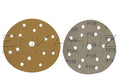 Load image into Gallery viewer, Single off‑white sanding disc isolated on clean white background.
