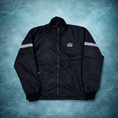 Load image into Gallery viewer, Enkahnz Signature Crown Jacket – Black Teal Background. 
