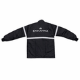 Load image into Gallery viewer, Enkahnz Signature Crown Jacket – Black in a white background. 
