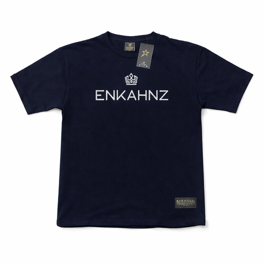 Enkahnz Trademark Crown T-Shirt – Black in a White Background 