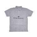Load image into Gallery viewer, Enkahnz Trademark Polo T-Shirt – Grey in a White Background
