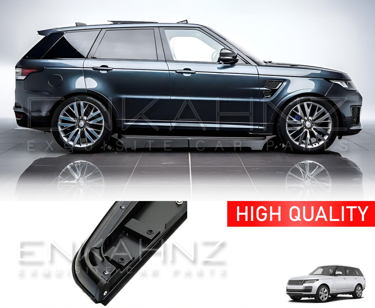 HIGH QUALITY SIDE STEPS RUNNING BOARDS BLACK (2015-2017) FOR RANGE ROVER SVR L494
