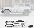 Load image into Gallery viewer, Side view of Front Bumper of Car conversion kit for G-Wagon G350 to W465 G63 2025 with Enkahnz branding on a white background.
