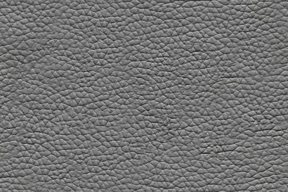 Close-up of grey leather texture