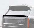 Load image into Gallery viewer, Close up of Range Rover Vogue L460 2022+ Car Mid Boot spoiler with a white plain opaque background of the rest of the car.
