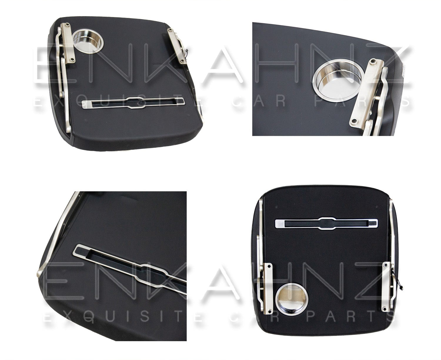 4 renders of Rear Quarter view of the Rear Seat in a G-Wagon W464-W465 with the item in a white background. 