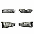 Load image into Gallery viewer, Four different angles of the ENKAHNZ SVO style centre grille product for Range Rover Sport, displayed on a white background to showcase detail and craftsmanship.
