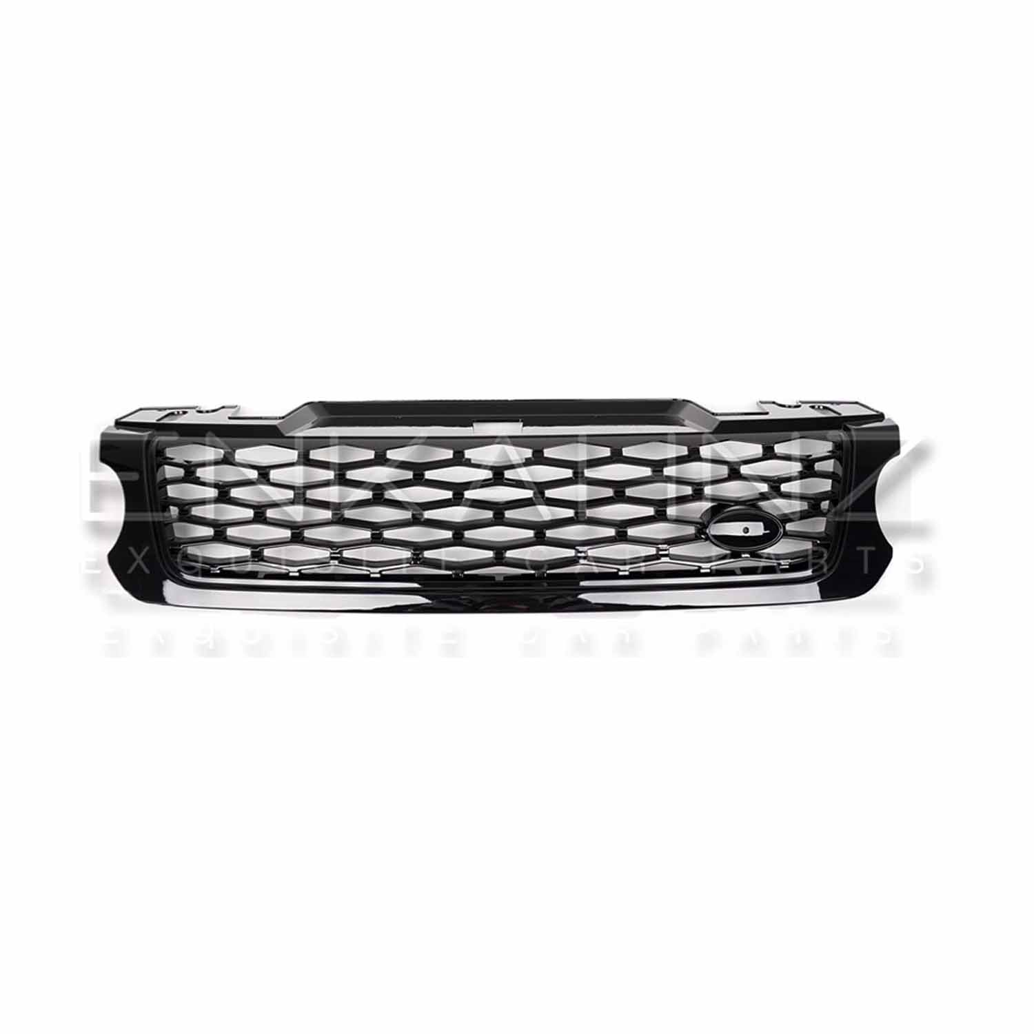 Product image of the ENKAHNZ SVR grille for Range Rover Sport L494, displayed on a white background to highlight the grille’s premium styling and finish.