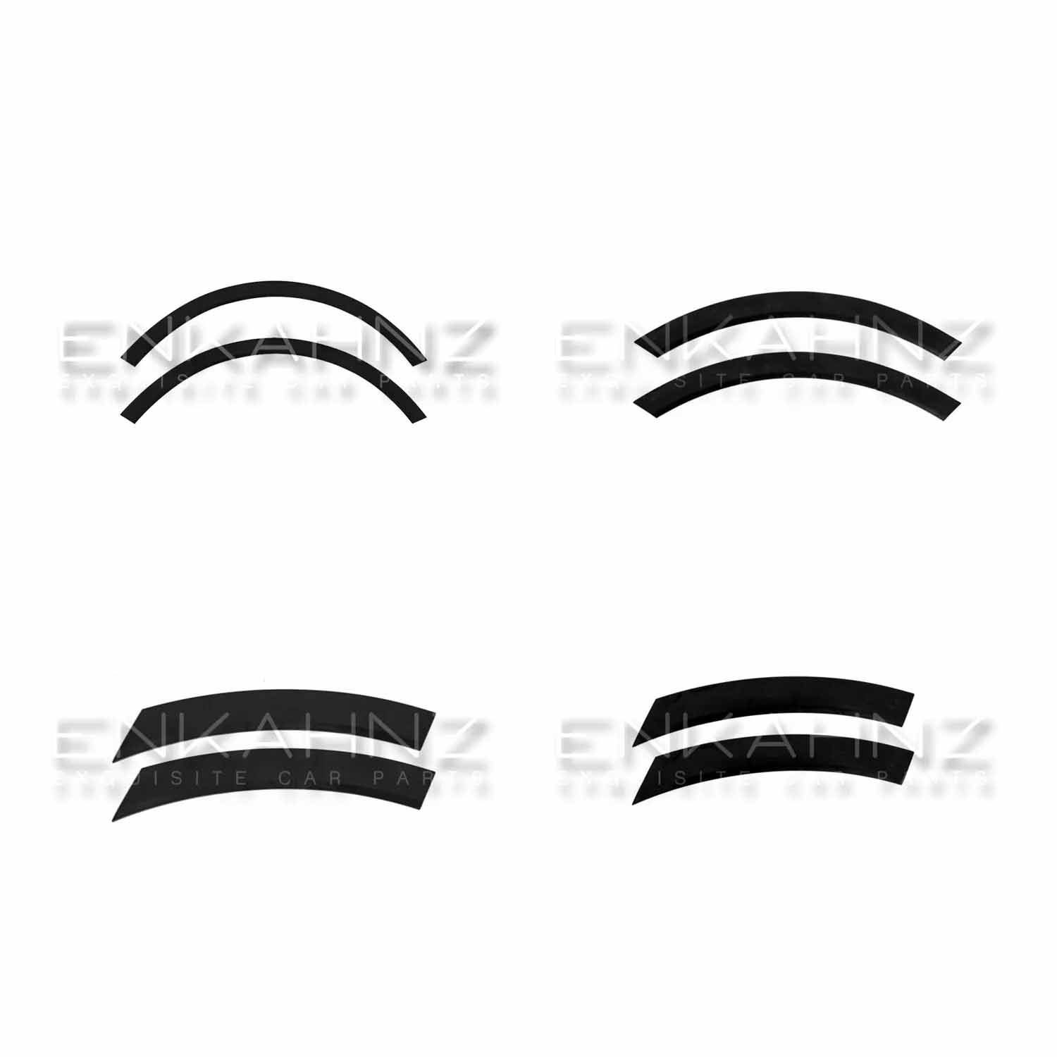 Multiple angles of the ENKAHNZ SVR style wheel arch product for Range Rover Sport 2013 pre-facelift, displayed on a white background to highlight design details.